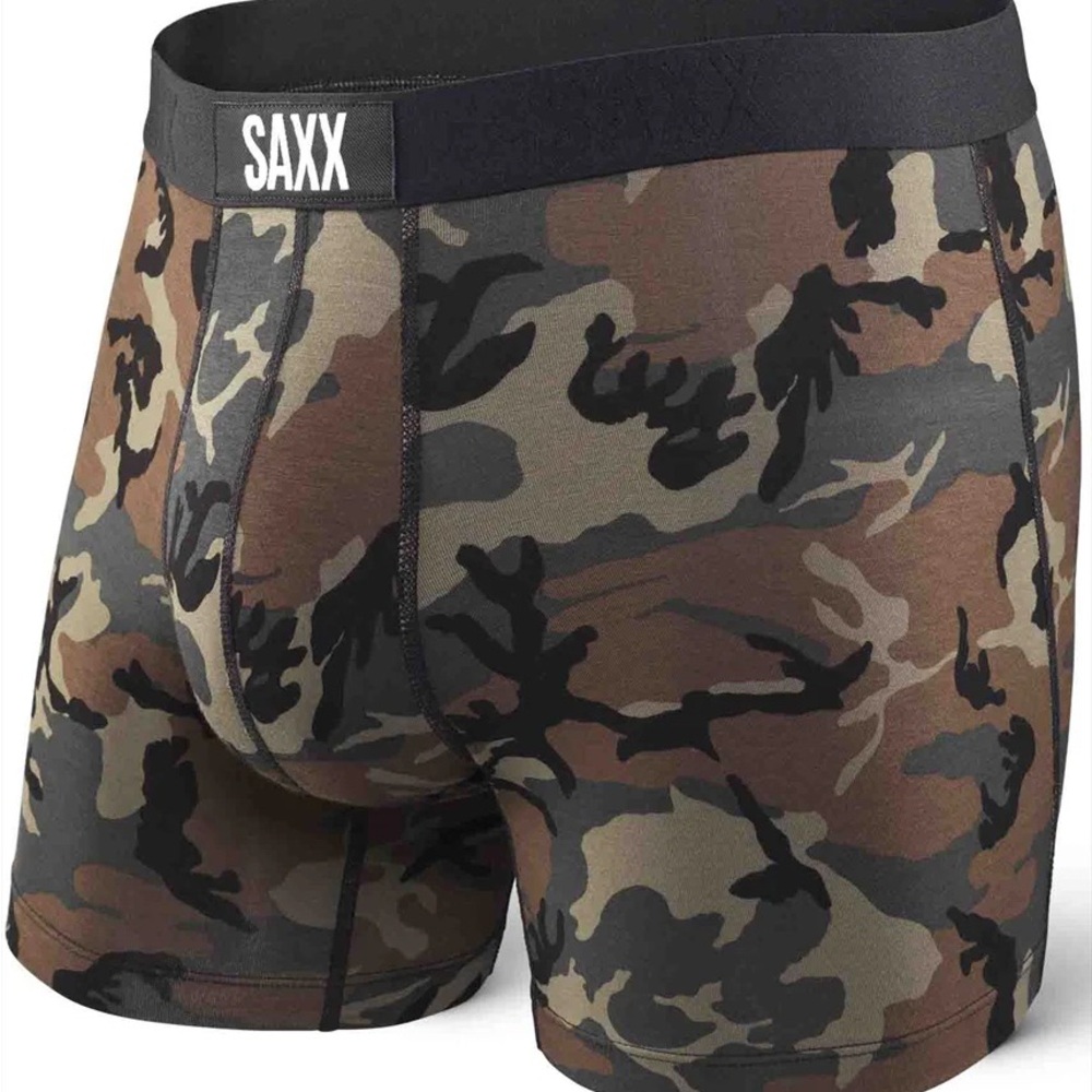SAXX Men's Vibe Camo Boxer Briefs